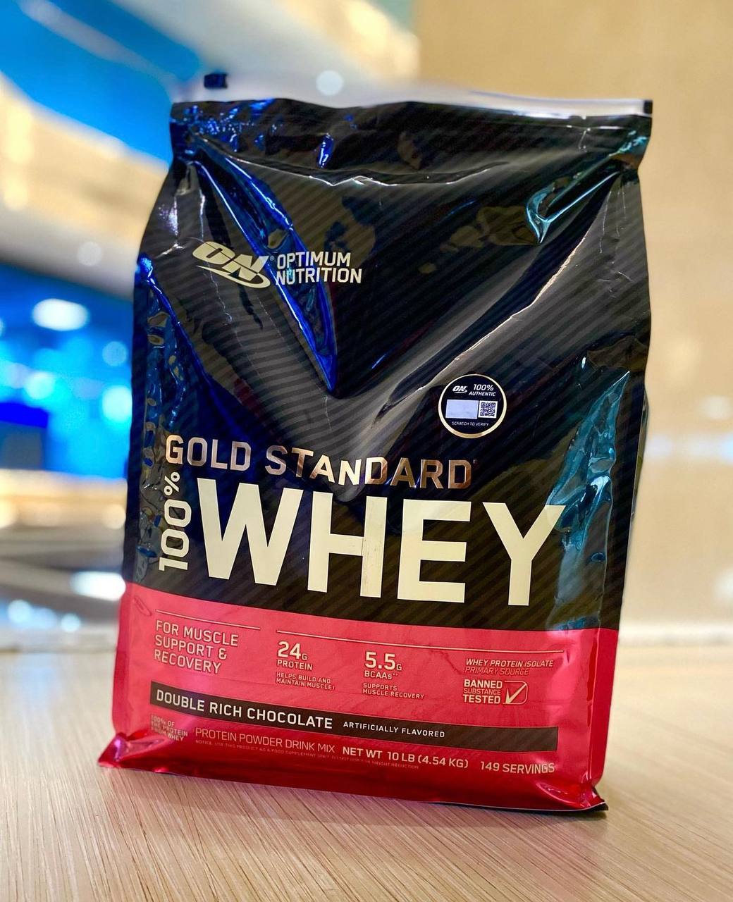 پروتئین وی گلد استاندارد ۱۰۰ درصد اپتیموم 4.5 کیلویی gold standard 100 whey protein 4.5 kg