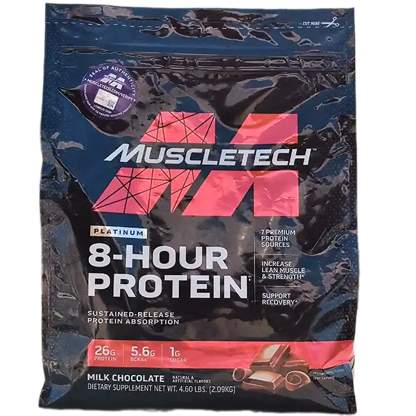 پروتئین 8 ساعته پلاتینیوم ماسل تک | Muscletech Platinum 8-Hour Protein 